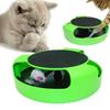 Catch The Mouse Moving Toy Interactive Plush Scratching Mat