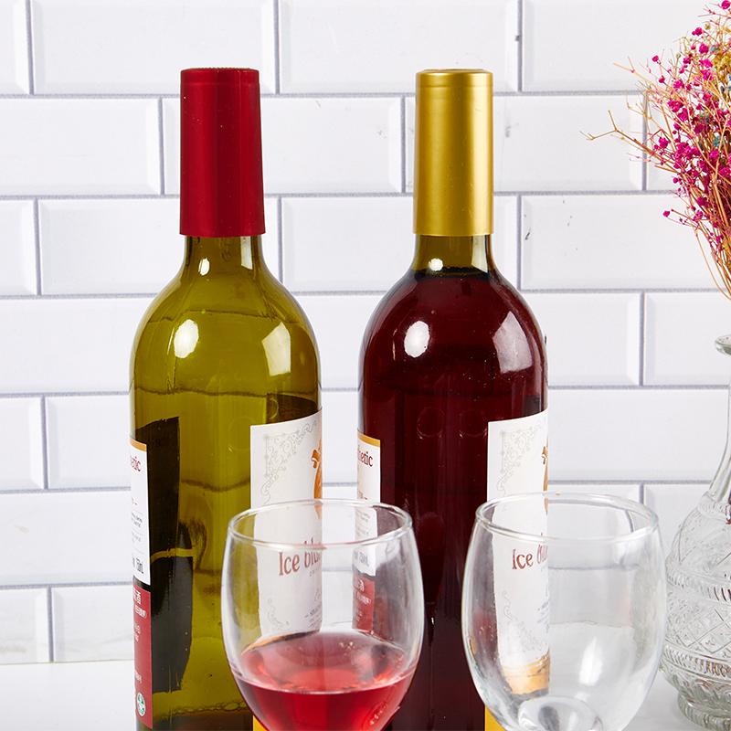100Pcs Wine Heat Shrink Capsules Seal Wine Bottle Heating Shrinkable Cap