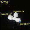 1/4" 3/8" OD Hose Tube 1/4" 1/2" 3/4" 1/8" Plastic Pipe Quick Connectors RO Water Connector Fittings Reverse Osmosis System