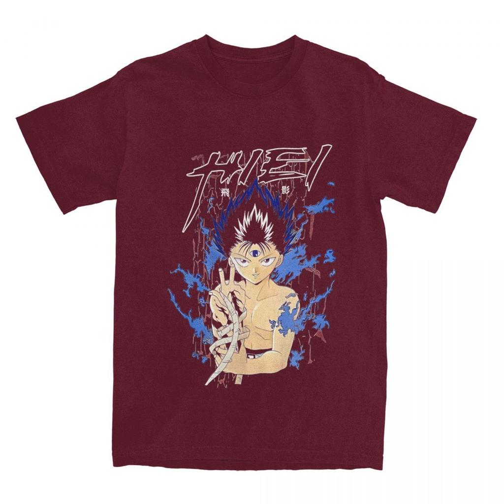 Herren Damen Yu Yu Hakusho Hiei Hemd Bekleidung Fantastisches Reines Baumwoll T-Shirt Top Tee Kleidung Original