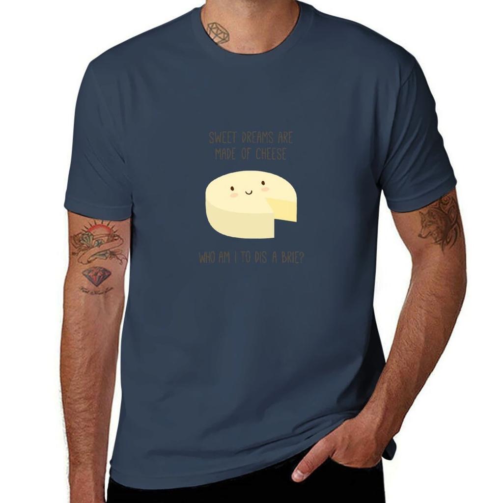 Sweet dreams are made of cheese TShirt Casual Trendy Short Sleeve TShirt