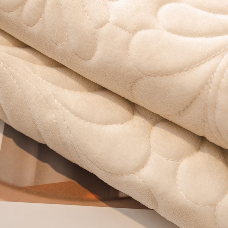 Sofa Cushion Simple Modern Light Luxury Cushion Thick Non-Slip Winter Plush Leather Sofa Cover Cover Cloth Four Seasons