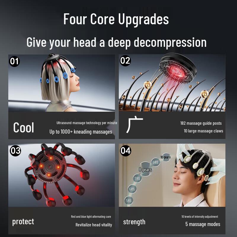 Hezheng Electric Head Massager