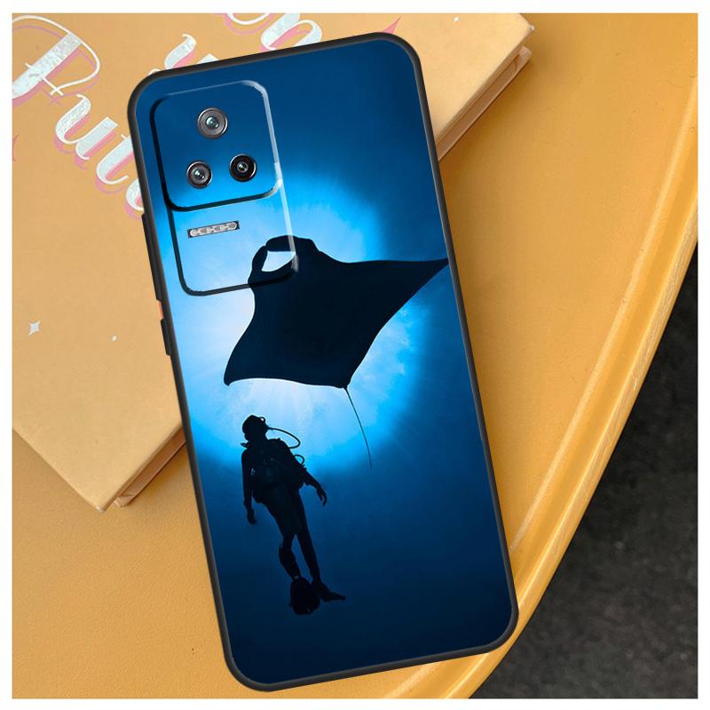 Animal Manta Ray Funda For Xiaomi 17 Pro Max 15 14 Ultra 13T 14T 15T POCO X7 Pro X5 X6 F5 F6 F7 F8 Ultra Case