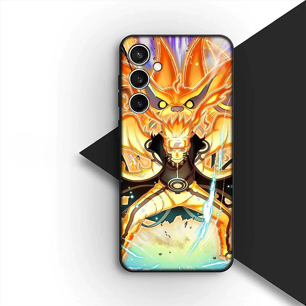 

Cover for Samsung Galaxy S24 S25 S23 FE Ultra Plus S7 Edge S25+ S23+ A56 5G Casing Phone Case Itachi Uchiha Narutos Sasuke Galaxy S23 FE