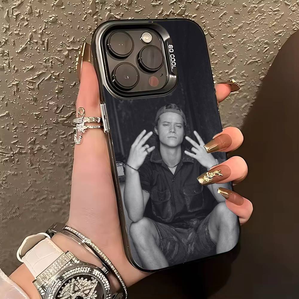 

J-JJ M-Maybank Phone Case For iPhone 17,16,15,14,13,12,11 Plus,Pro Max,XS,Colored silver phone case iPhone14ProMax