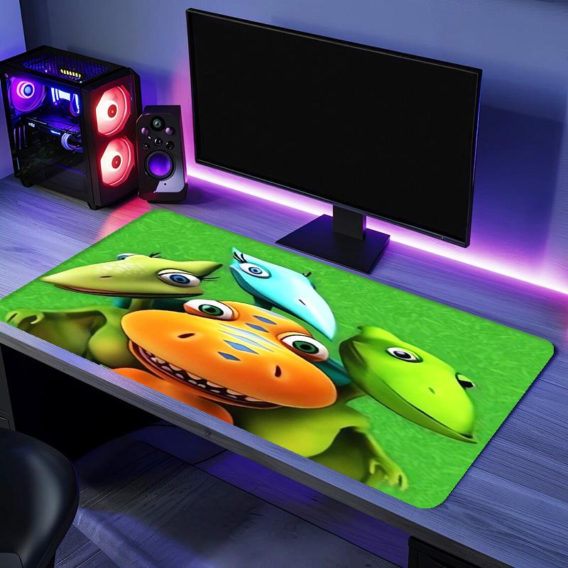 Dinosaur Train Mouse Pad - Non-Slip Rubber Base, Smooth Surface for Work,Gaming,Office,And Home Use, Desk Mouse Pad