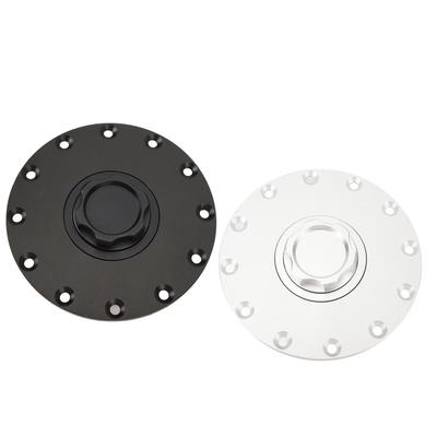 160 mm Billet-Aluminium-Tankdeckel für Brennstoffzellen, leicht zu befüllen, mit 12-Loch-Zellenstopfen und Dichtung für 12 Schrauben, 5,3