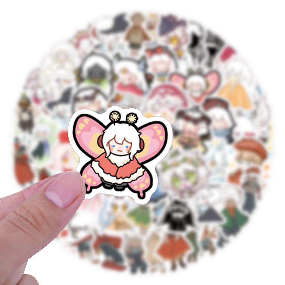 100 Sky: Children of the Light Cartoon Stickers - Cute Q-version Graffiti Decor for Water Bottles & Tablets