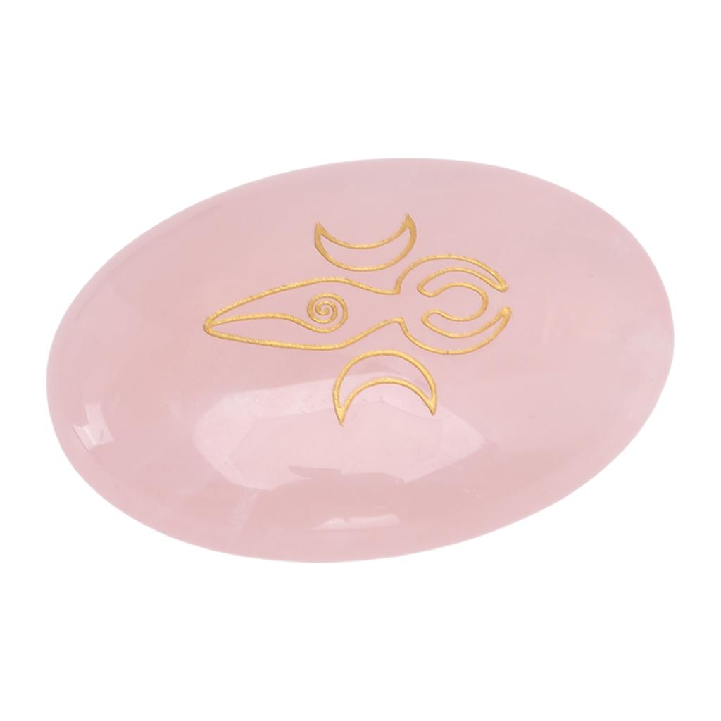     Stone Engraved Gold   Nature Gemstone for   Meditation Home Decoration