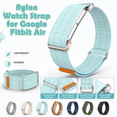 Curea de ceas din nailon pentru Google Fitbit Air Ușoară Respirabilă Purtare în Multiple Scenarii Brățară de înlocuire pentru Google Fitbit Air