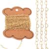 Craftdady 5M 14K Gold Filled Heart Link Chains 5x3.5mm Soldered Brass Bracelet Necklace Designer Chains Simple Chain Gold Chain Necklace Collection