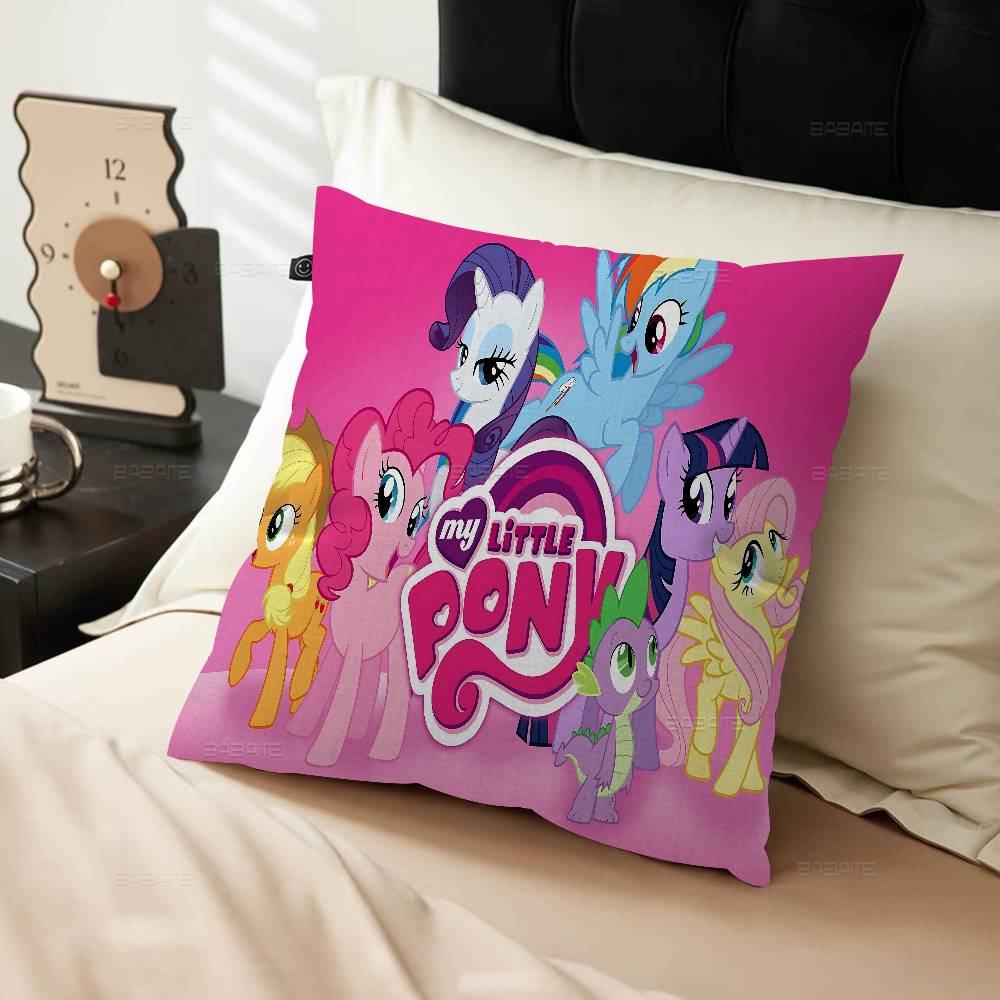 Cartoon My L-LittleS P-PonyS Pillow Anime Pillow Sofa Bed Head Pillow Cover Cushion Cover 45x45 Cm Fashion