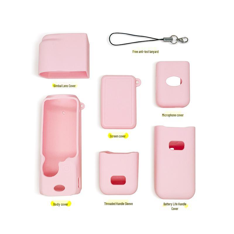 Silikonowe etui i osłona obiektywu DJI OSMO Pocket 3: Akcesorium ochronne pyłoszczelne i odporne na upadki