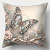 Home decoration exquisite butterfly Double-sided Printed pillow cover Short plush Suitable living room sofas throw cushion cover