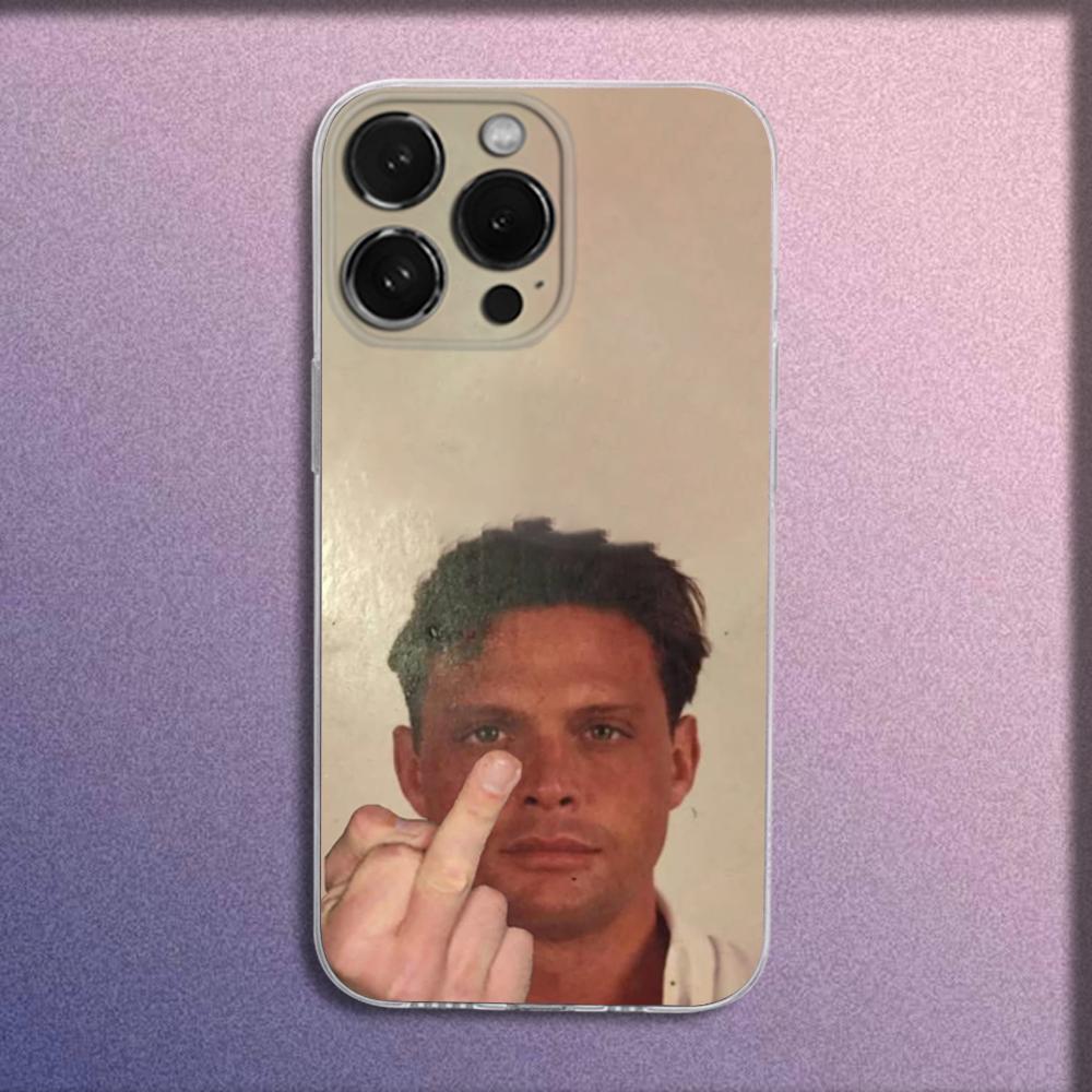 Singer L-Luis Miguel Phone Case For iPhone 16,15,14,13,12,11 Plus,Pro,Max,XR,XS,Plus,E,Mini Transparent Cover