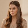 Bohemian Style Rhinestone Tiara Retro Ethnic Style Head Chain Tiara Hair Accessory  Wedding
