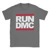 Run DMC Logo T-Shirts for Awesome Cotton Tee Shirt Round Neck Short Sleeve T Shirt Birthday Present Tops
