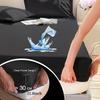Waterproof Bed Sheet Set(1*Fitted Sheet+2*Pillowcase),Solid Color Soft Bed Sheet Waterproof and Dustproof Mattress Protector
