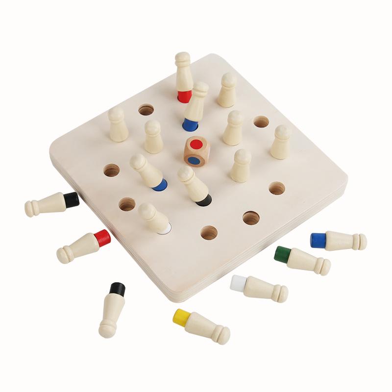 Children's Educational Color Memory Wooden Toy for Early Learning and Intelligence Development