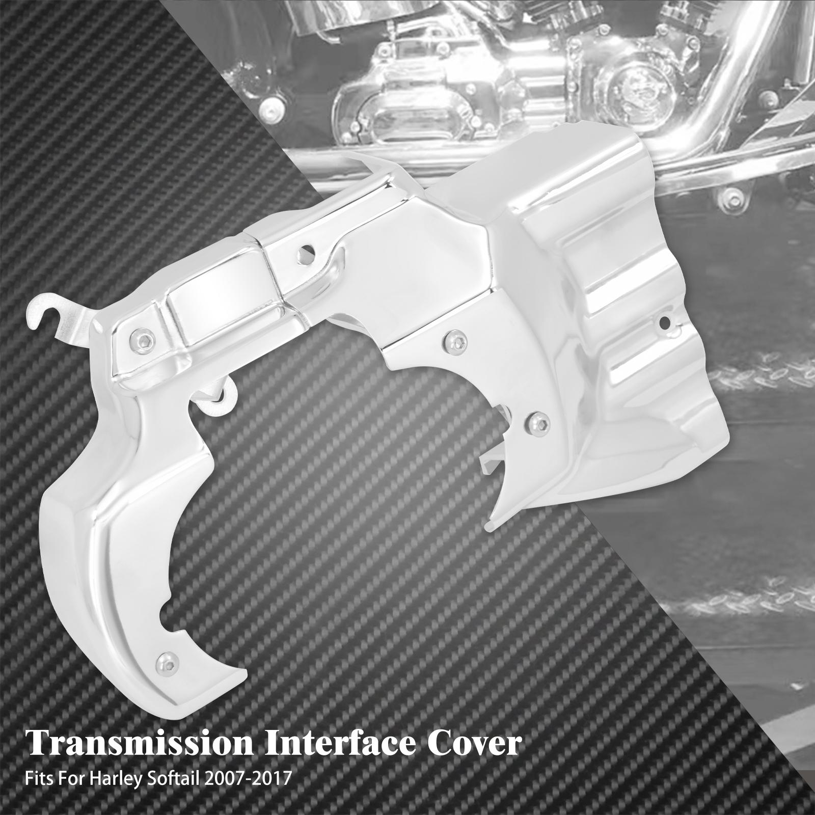 

Крышка интерфейса трансмиссии двигателя мотоцикла Защитная для Harley Softail 07-2017 Standard FXST Slim FLS Fat Boy FLSTF Heritage