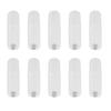 10PCS AAA To AA Size Cell Battery Converter Adapter Batteries Holder Case Switcher Transparent