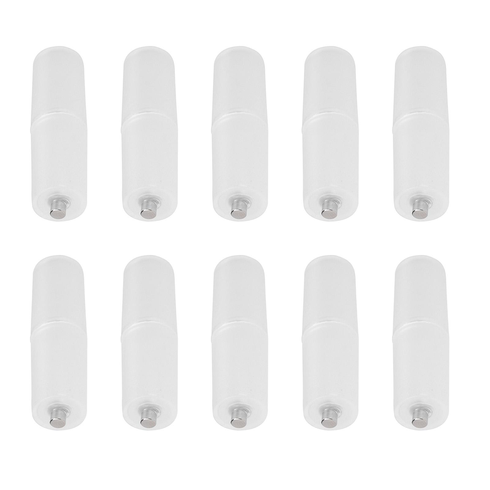 

10 шт. AAA в размер AA Конвертер Адаптер для элементов питания Держатель Кейс Переключатель Прозрачный