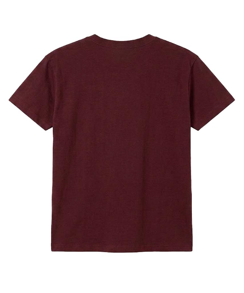 VANNWORKS Crop Short Sleeve T-Shirt (Vs0300) Burgundy
