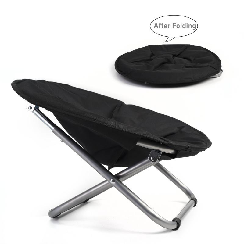 Tragbarer Haustier-Mondstuhl für Outdoor-Camping, Katzen und Hunde, Klappbett, höhenverstellbar, erhöhtes Bett, dicker, warmer Stuhlbezug