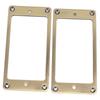 2Pcs Electric Guitar Pickup Frame Zinc Alloy Humbucker Pickup Mounting Ring Set 2 X 2mm Bronze