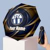 FC Zürich Manual Five Fold 8 Rib Umbrella Support Custom Text, Lightweight Travel Umbrella