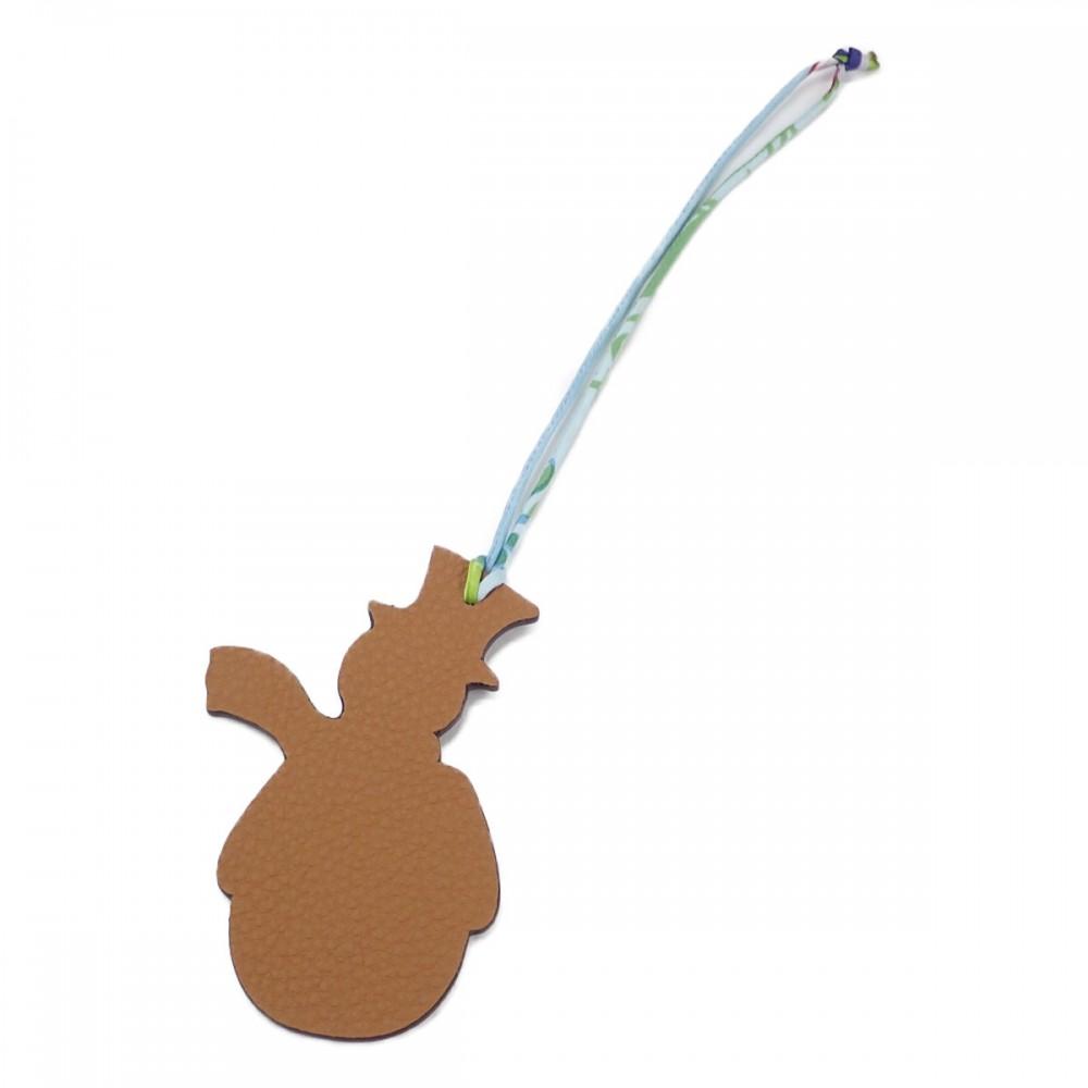 

HERMES H1053078-01 Bag charm Brown/purple Epsom