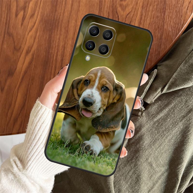 Basset Hound Dog Case For Samsung Galaxy M11 M21 M31 M35 M12 M13 M14 M15 M16 M36 M56 M53 M32 M52 M55 M34 M54