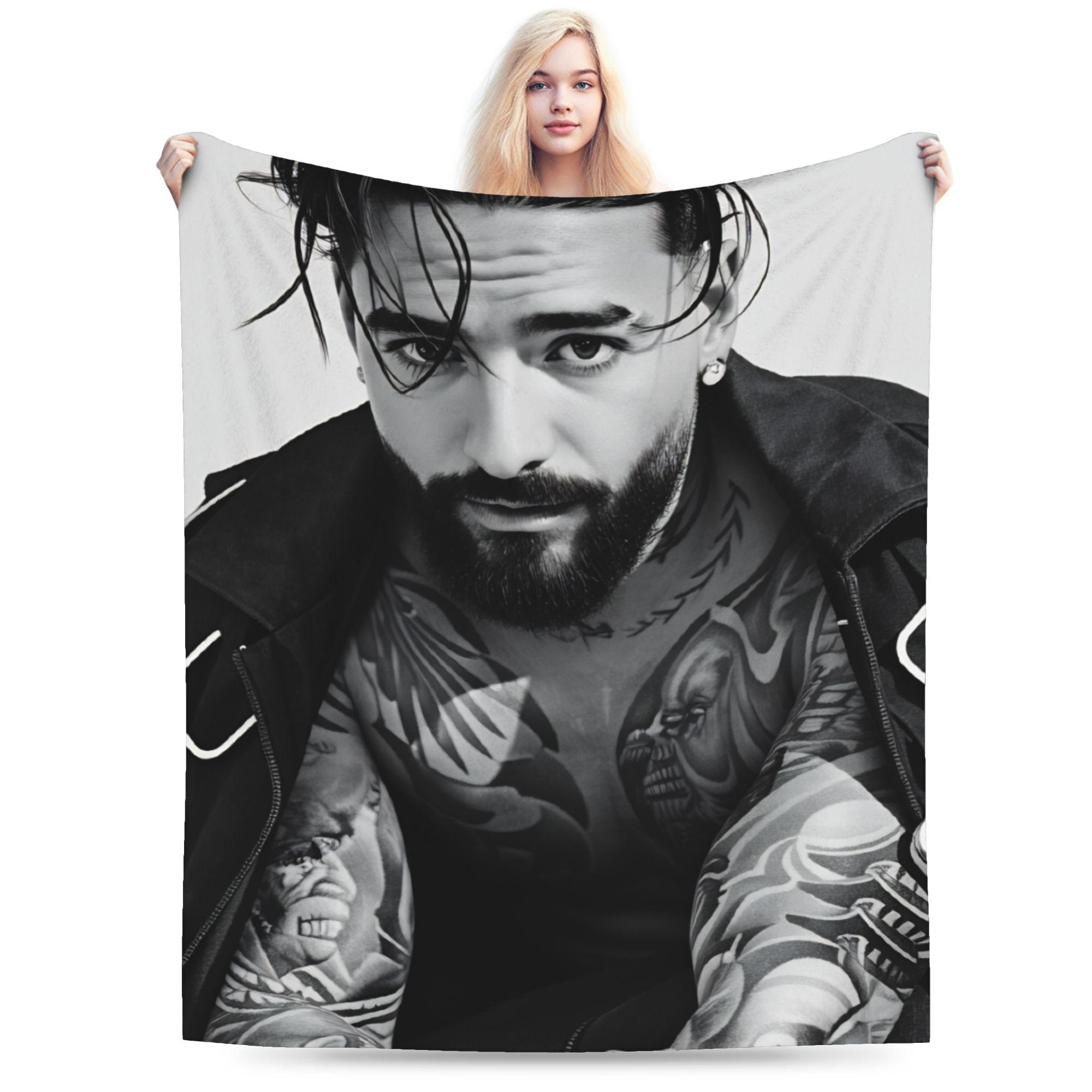 

Maluma Singer Blanket Quality Super Warm Throw Blanket Winter Girls Boys Outdoor Graphic Bedspread 75x90cm