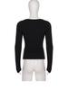 Y2K Spicy Girl Floral V-Neck Long Sleeve Cinched Waist T-Shirt