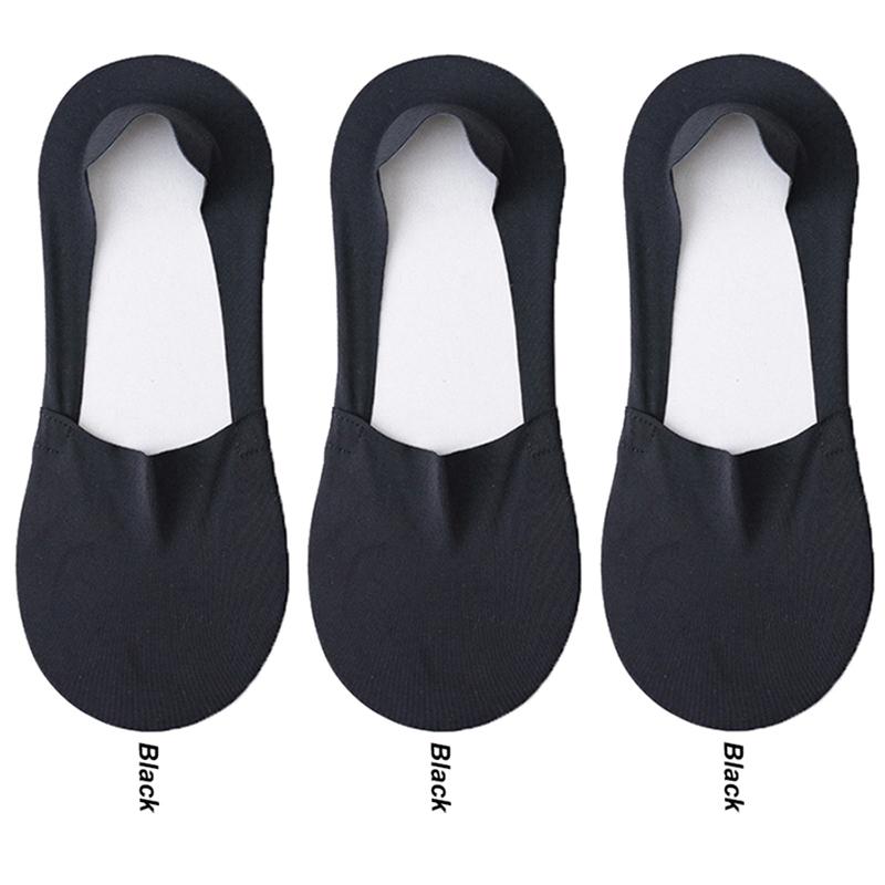 Mens Socks Fashion Summer Men Invisible No Show Socks Solid Color Casual Breathable Silicone Non-slip Low Cut Ankle Boat Socks