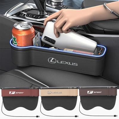 Car Interior Atmosphere Light Storage Box Seat Gap Boxs For Lexus F SPORT ES RX NX LS UX LM LX GX LC RZ IS CT GS RC HS SC