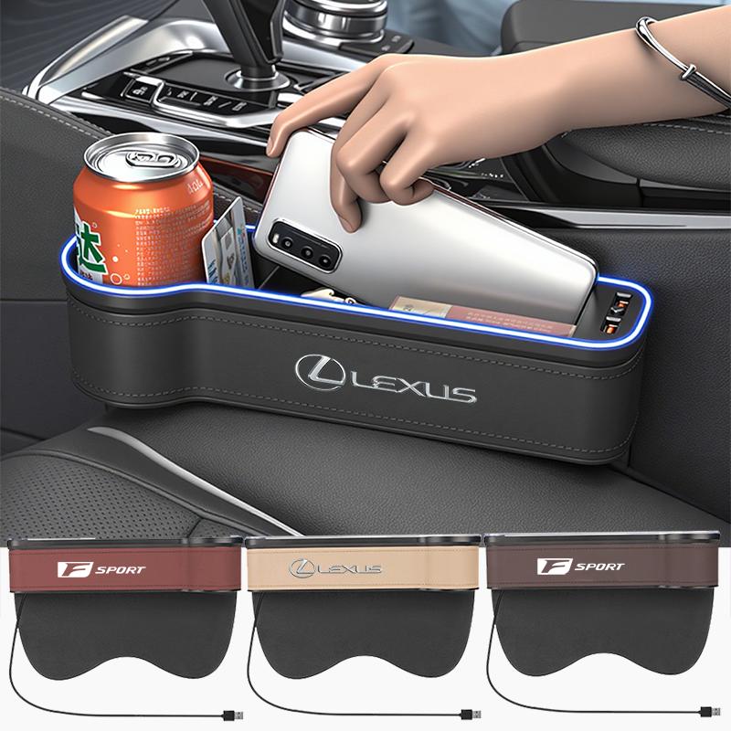 lexus Car Interior Atmosphere Light Storage Box Seat Gap Boxs For Lexus F SPORT ES RX NX LS UX LM LX GX LC RZ IS CT GS RC HS SC
