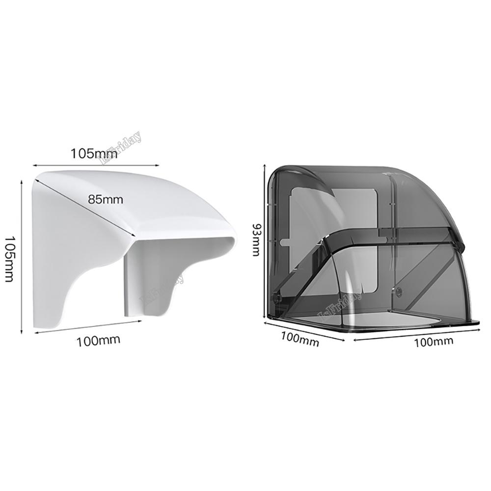 Caixa Tomada de Banheiro Exterior Caixa à Prova d'Água Proteção Tomada Interruptor Capa Protetora Plugue Elétrico Capa à Prova de Chuva