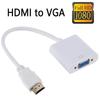 HD 1080P HDMI-kompatibler zu VGA Adapter Konverter HDMI Stecker auf VGA Buchse Konverter Adapter für PC Laptops Computer TV Projektor