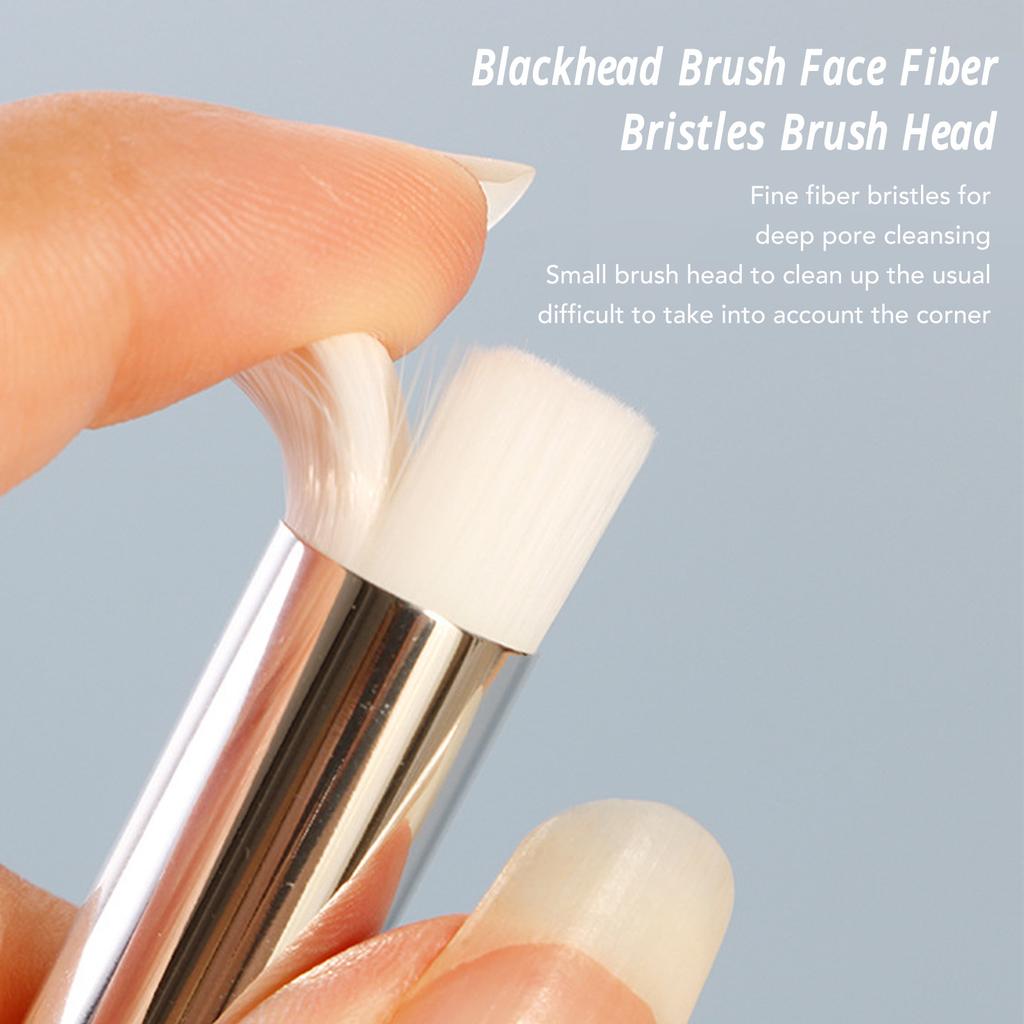 Double Ended Makeup Brush Double Headed Mask Brush 2 in 1 Silicone Mask Applicator Blackhead Remover for Home Beauty Salon