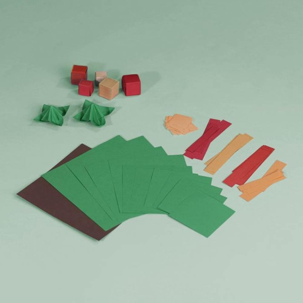 Origami Nativity Scene Kit for Holiday Craft Activities with Pre Printed Paper and User Friendly Folding Steps