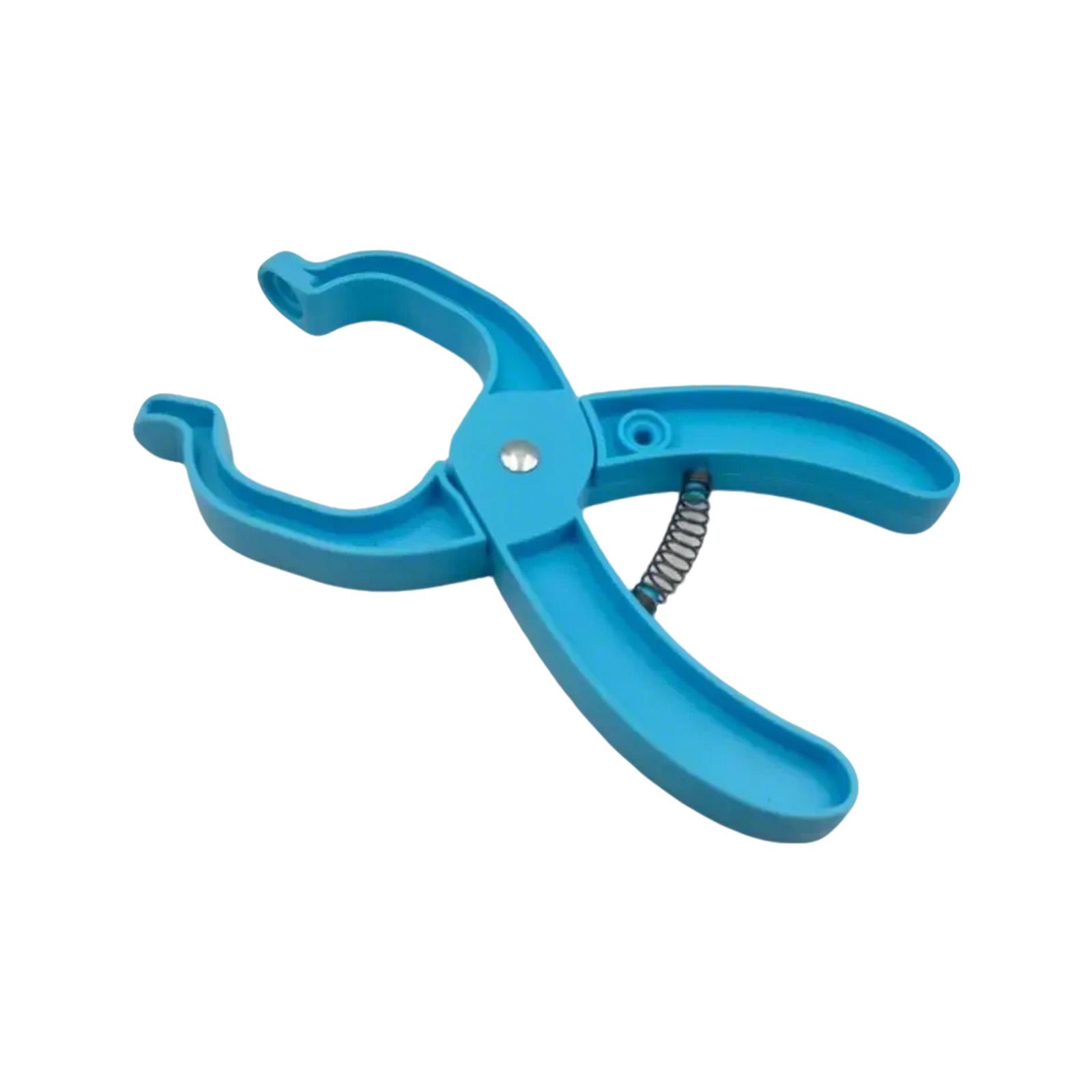 

Инструмент для безопасной установки глаз куклы крючком, плоскогубцы для глаз для легкой и надежной установки реалистичных глаз в игрушки ручной работы синий