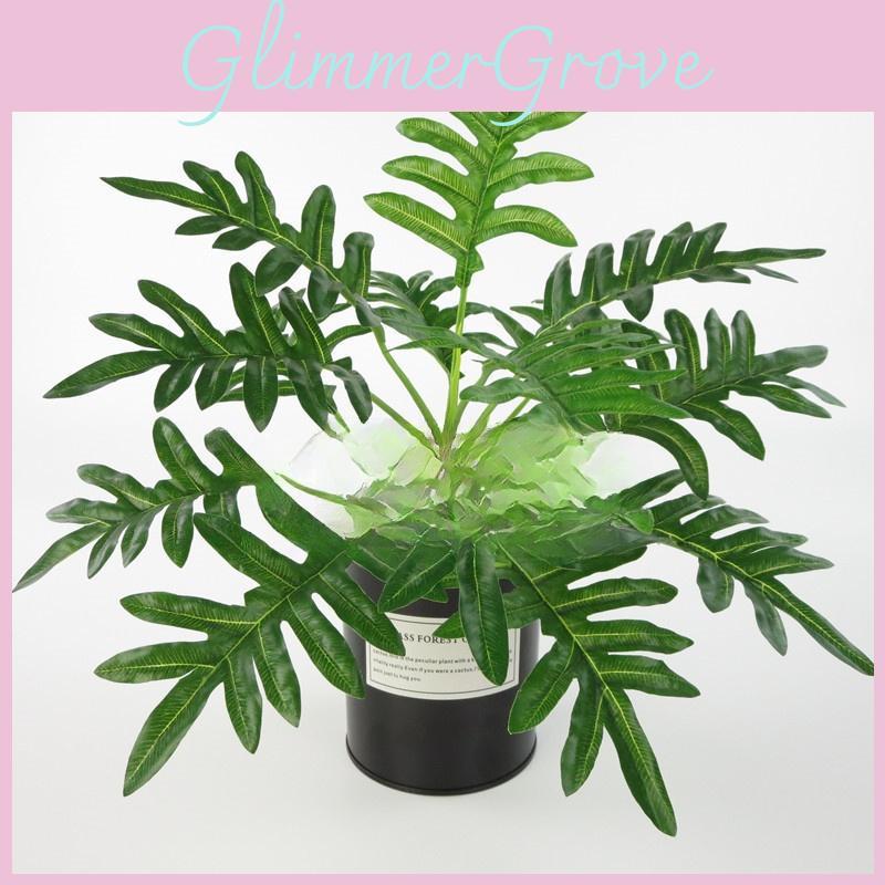 Plastic Realistic Plant Monstera Deliciosa Liebm For Home Decoration