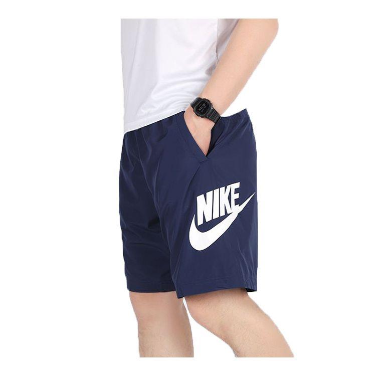 Nike Hybrid Woven Shorts With Large Logo Men Shorts Obsidian CJ4441-410