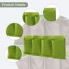 2 Pieces Hanging Grow Bags Gardening Planter Pockets Horizontal Breathable Flower Containers for