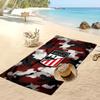 Asciugamano da Spiaggia Stampa Calcio Athletic Bilbao, Asciugamano Grande Morbido Asciugatura Rapida per Spiaggia Campeggio Nuoto