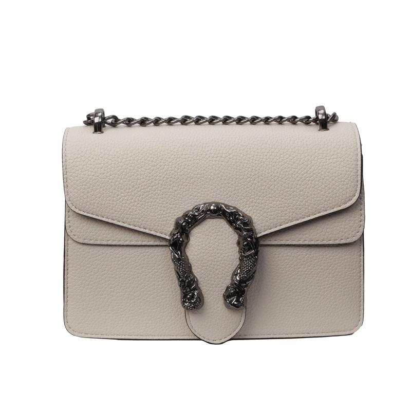 

Bacchus chain small square bag new light luxury versatile high sense niche fashion shoulder messenger bag