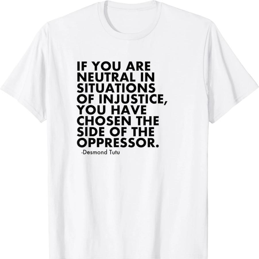 Anti-Trump Protest T-Shirt | Political Statement | America for Democracy Unisex T-Shirt XL