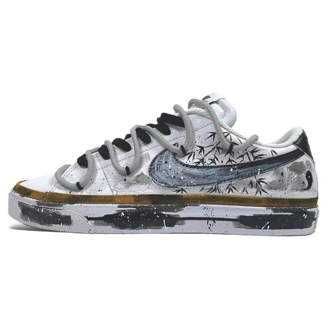 

Nike Court Legacy Classic And Versatile Low top Skateboard Shoes Men s White DH3162-100(Team371-) 41